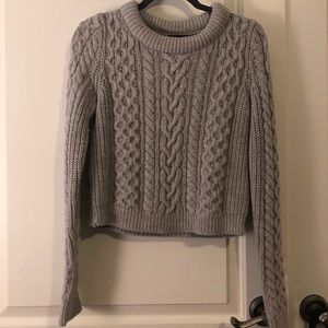 Club Monaco light grey sweater